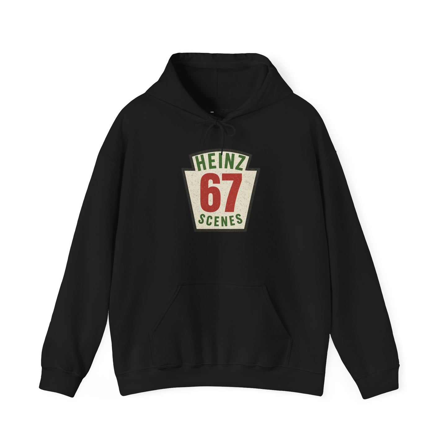 Retro Distressed Heinz 67 Scenes -- Unisex Hoodie