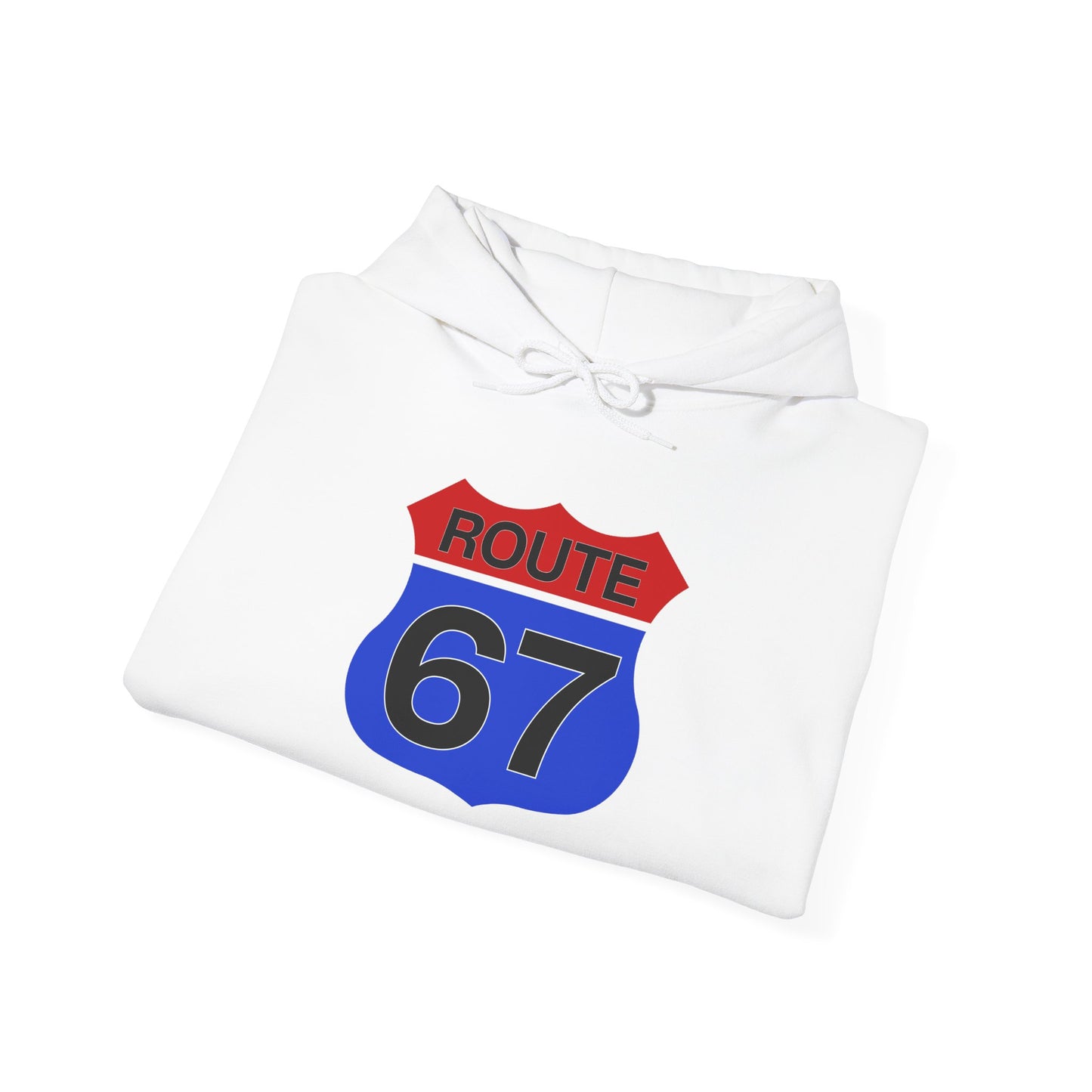 Route 67 Red & Blue Edition -- Unisex Hoodie