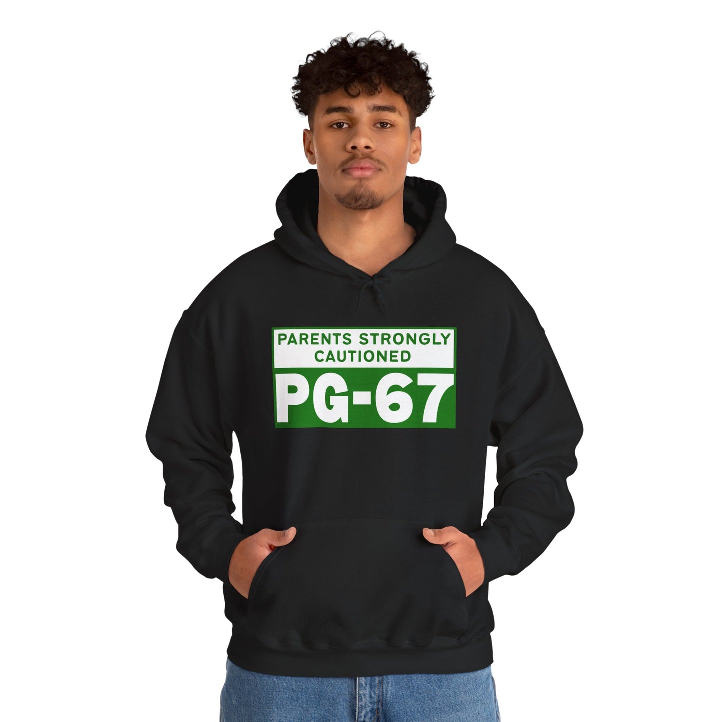 Parents Strongly Cautioned PG-67 -- Unisex Hoodie