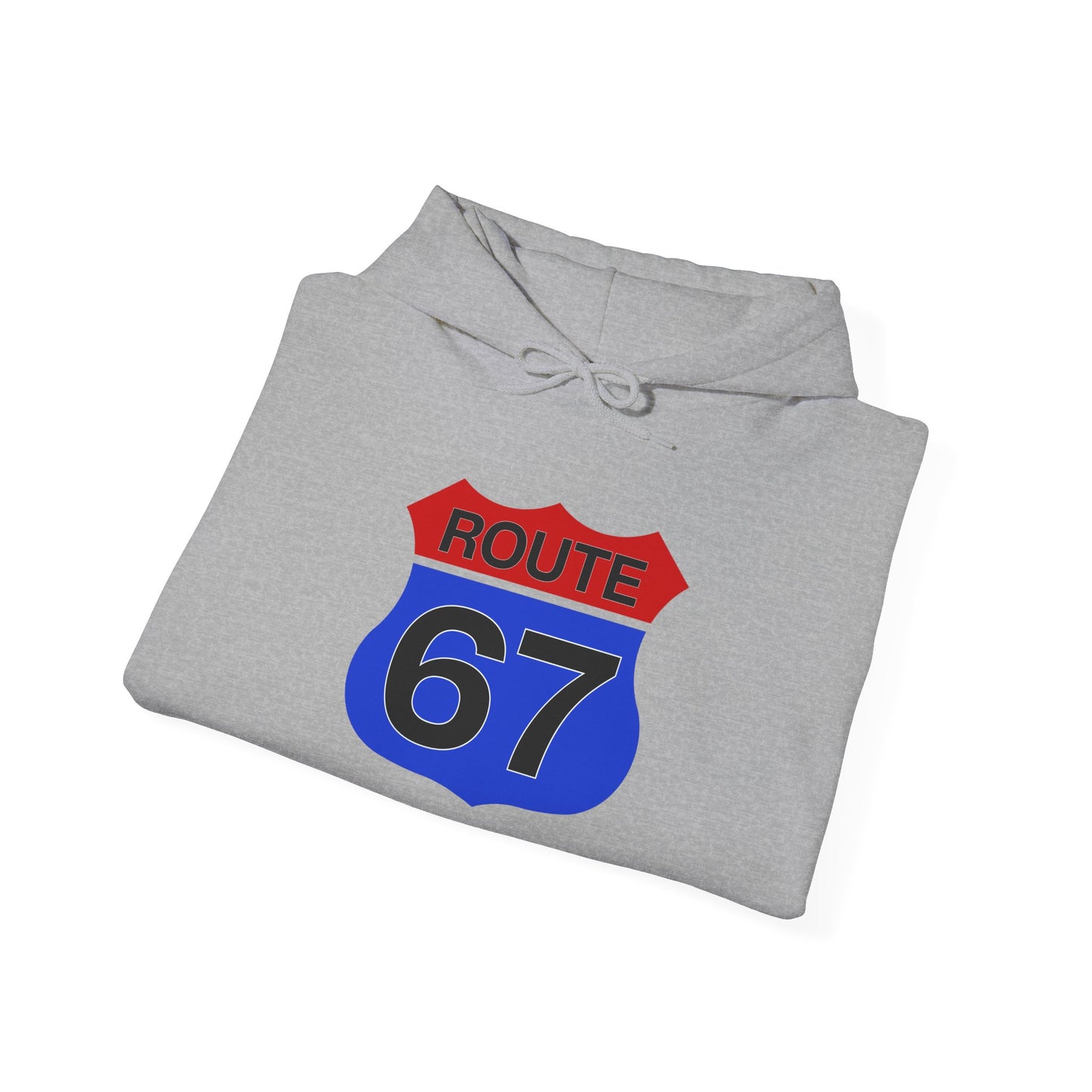 Route 67 Red & Blue Edition -- Unisex Hoodie