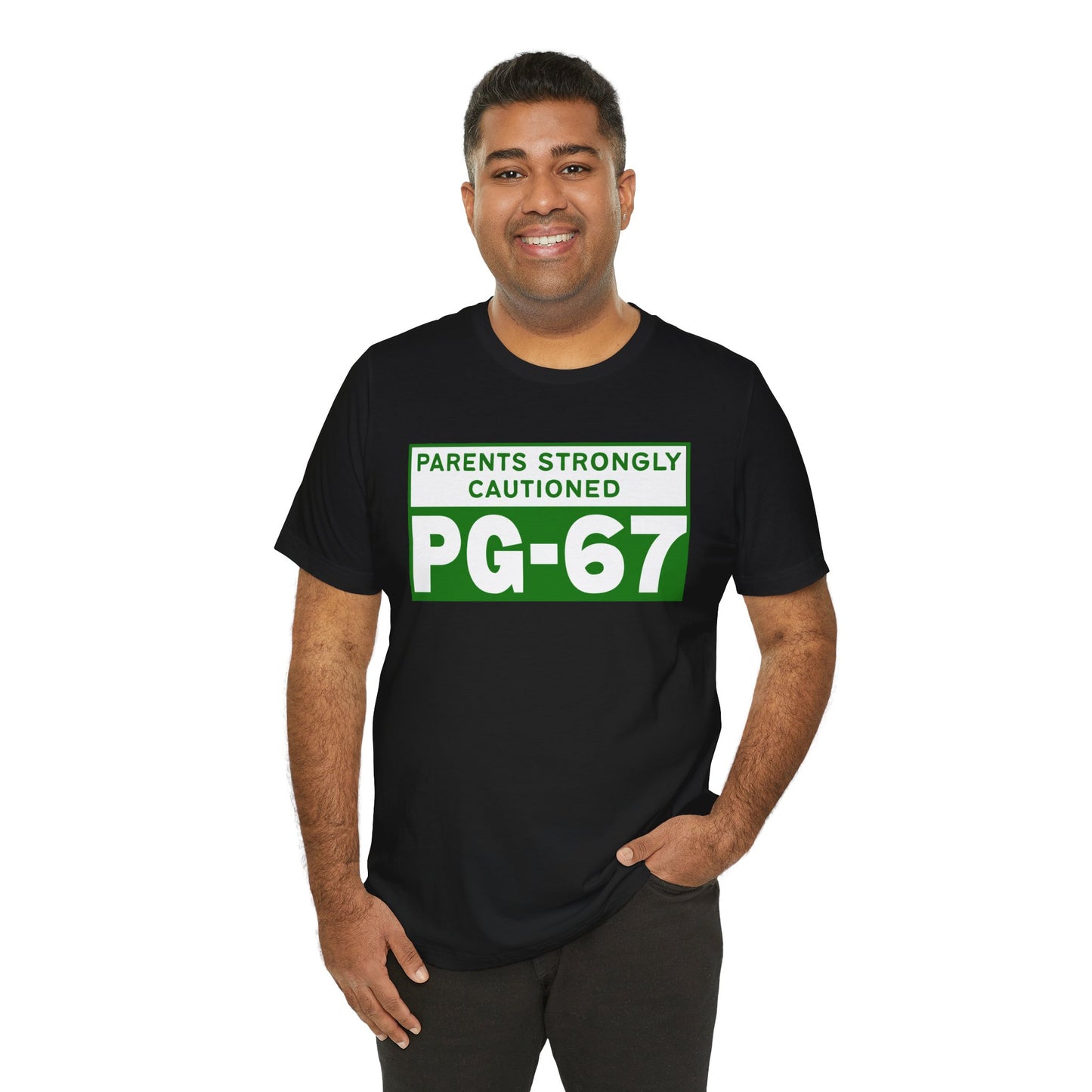 Parents Strongly Cautioned PG-67 – Unisex Tee