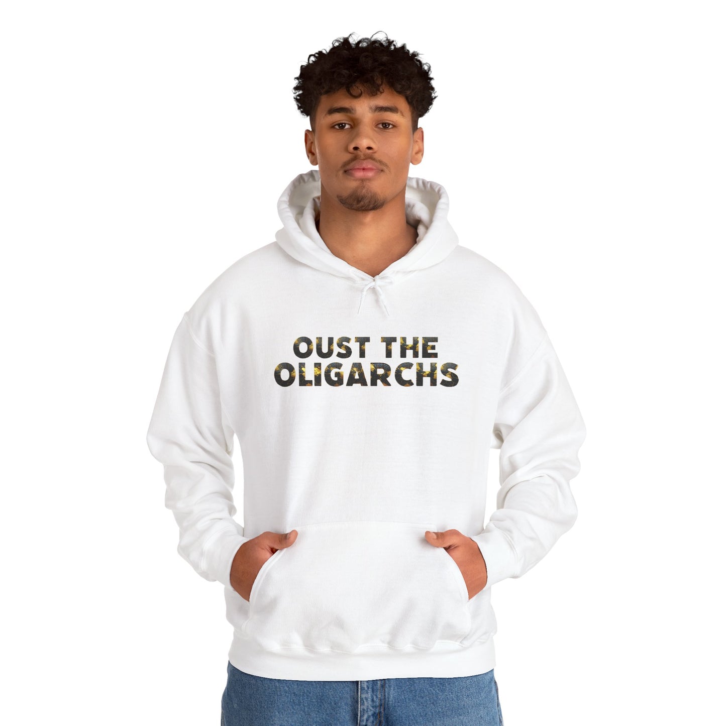 "Oust the Oligarchs" Hoodie -- Political Statement Gear