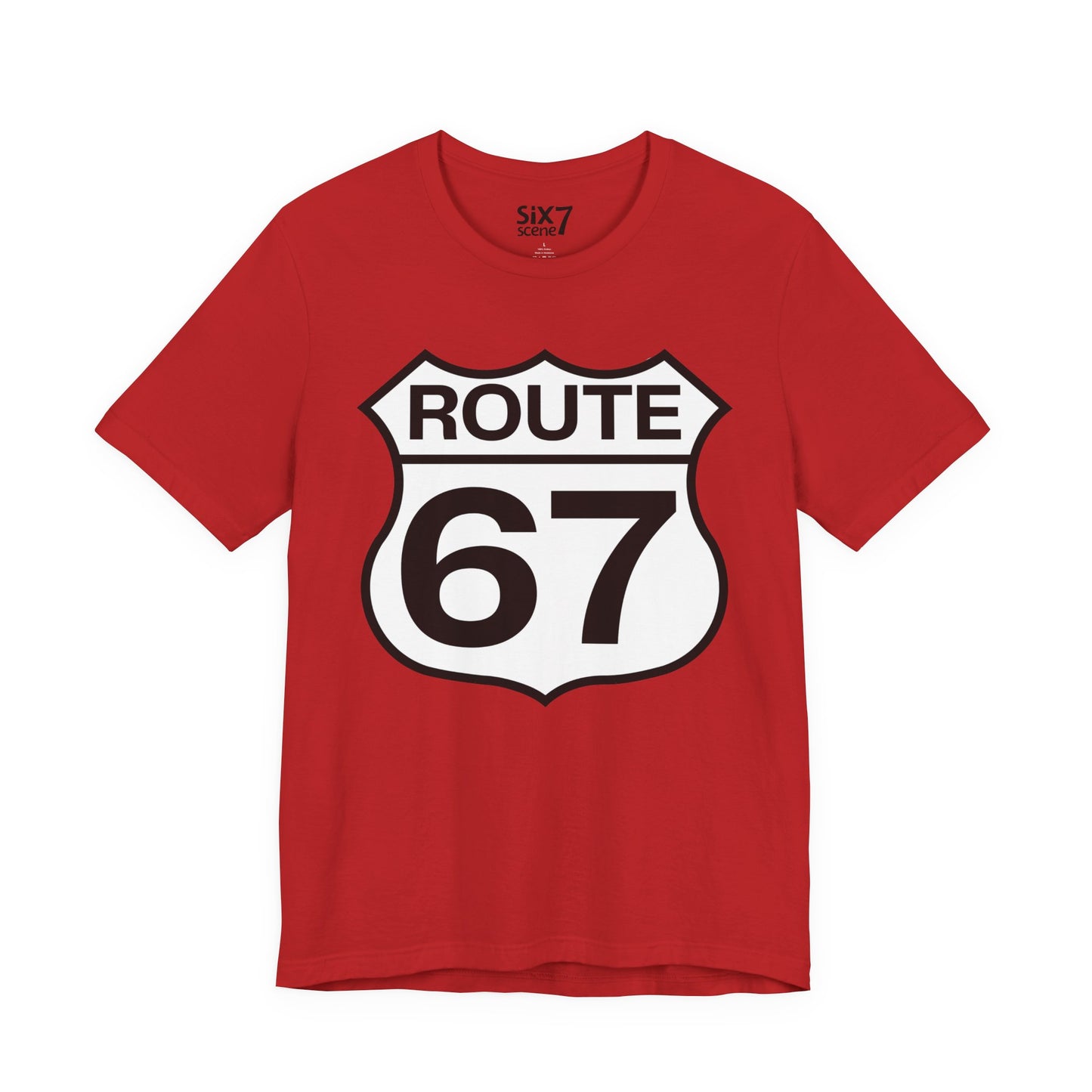Classic Black & White Route 67 – Unisex Tee