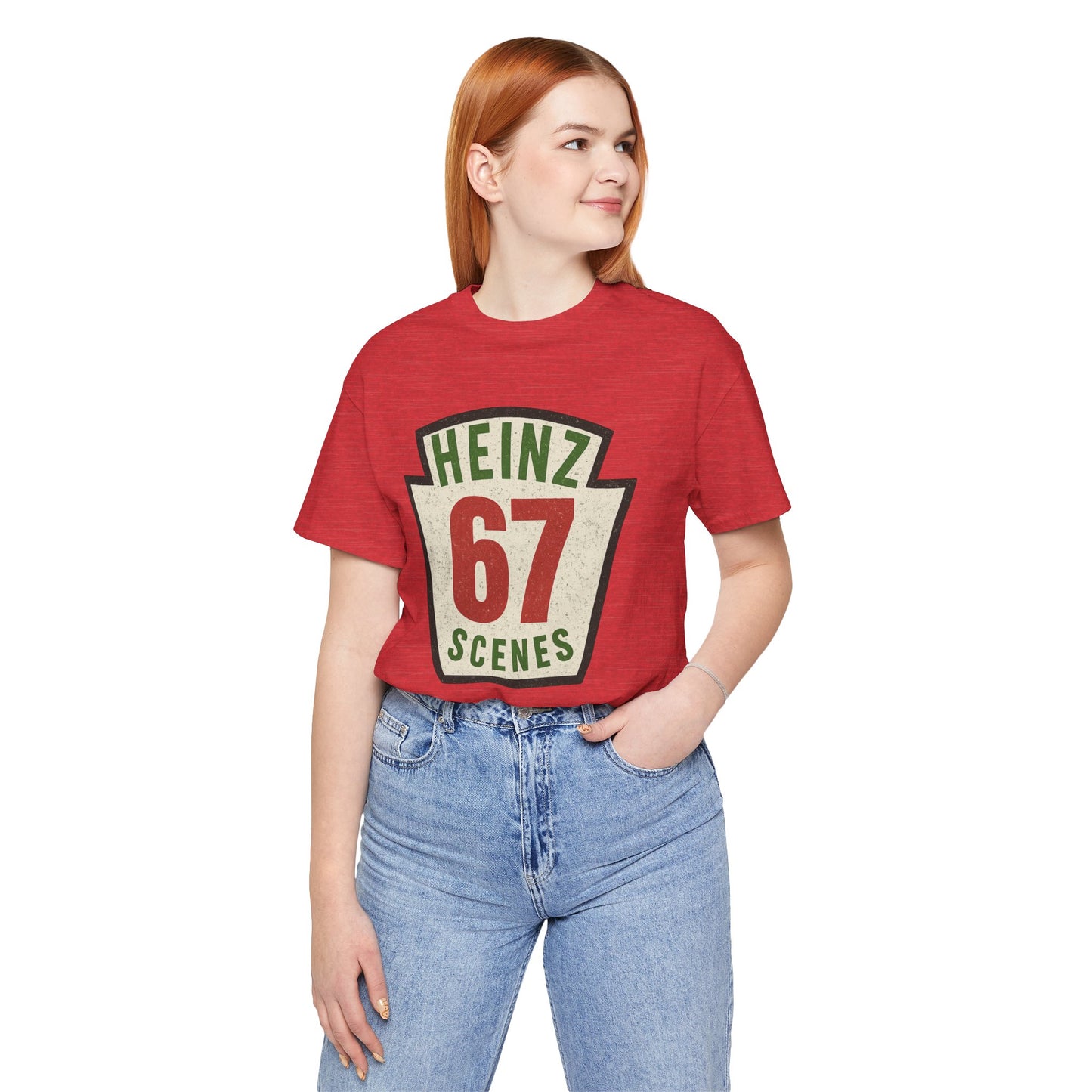 Retro Distressed Heinz 67 Scenes – Unisex Tee