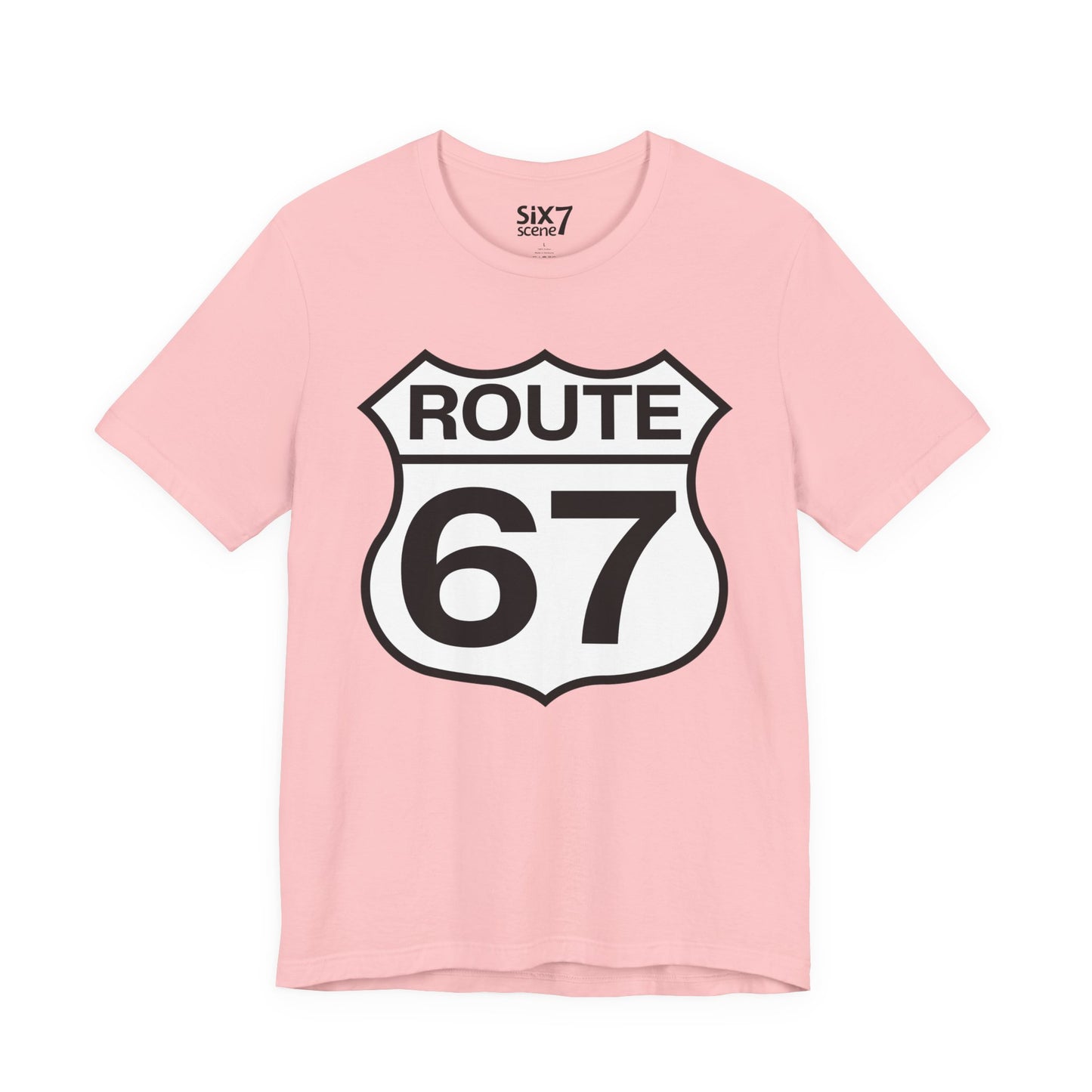 Classic Black & White Route 67 – Unisex Tee