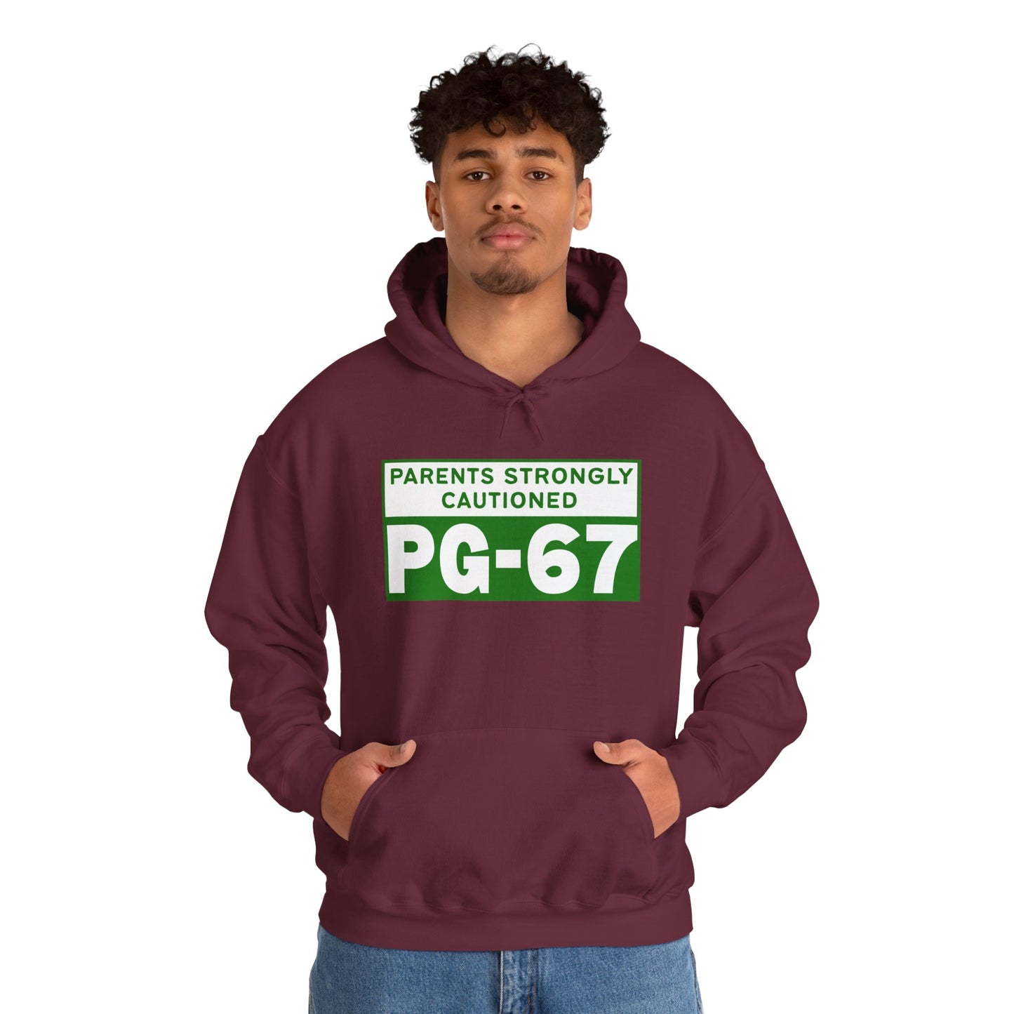 Parents Strongly Cautioned PG-67 -- Unisex Hoodie