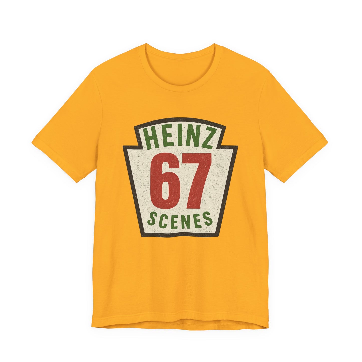 Retro Distressed Heinz 67 Scenes – Unisex Tee