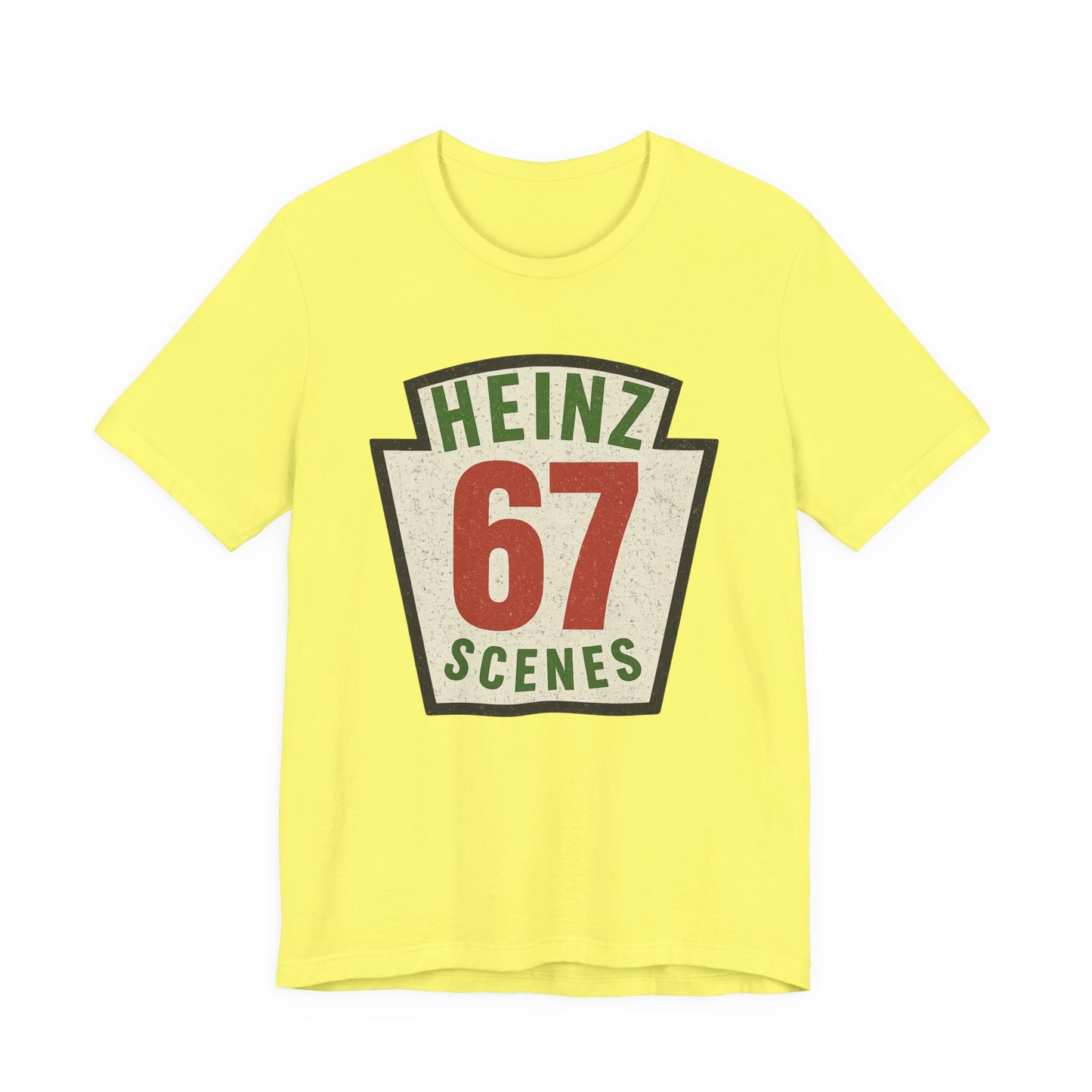 Retro Distressed Heinz 67 Scenes – Unisex Tee