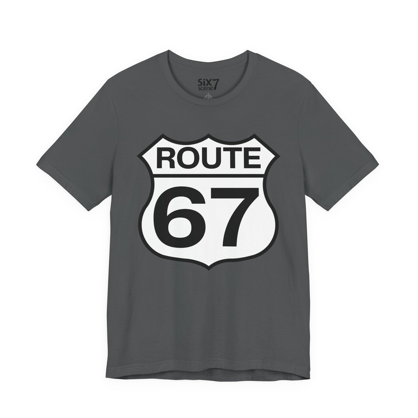 Classic Black & White Route 67 – Unisex Tee