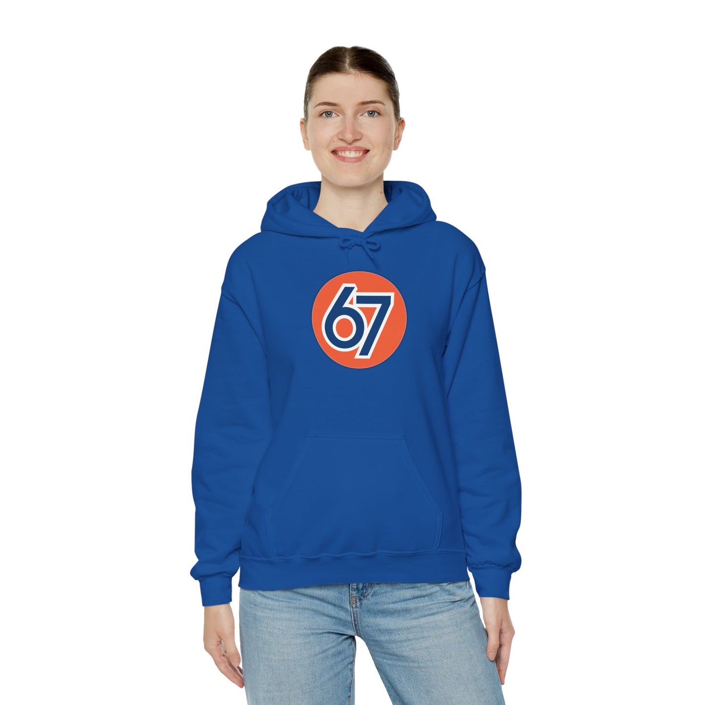 Retro 67 Vintage Circle Graphic -- Unisex Hoodie