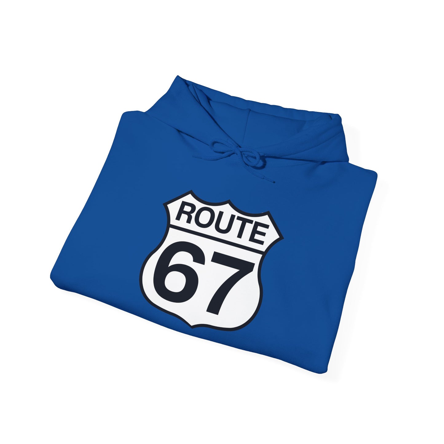 Classic Black & White Route 67 -- Unisex Hoodie