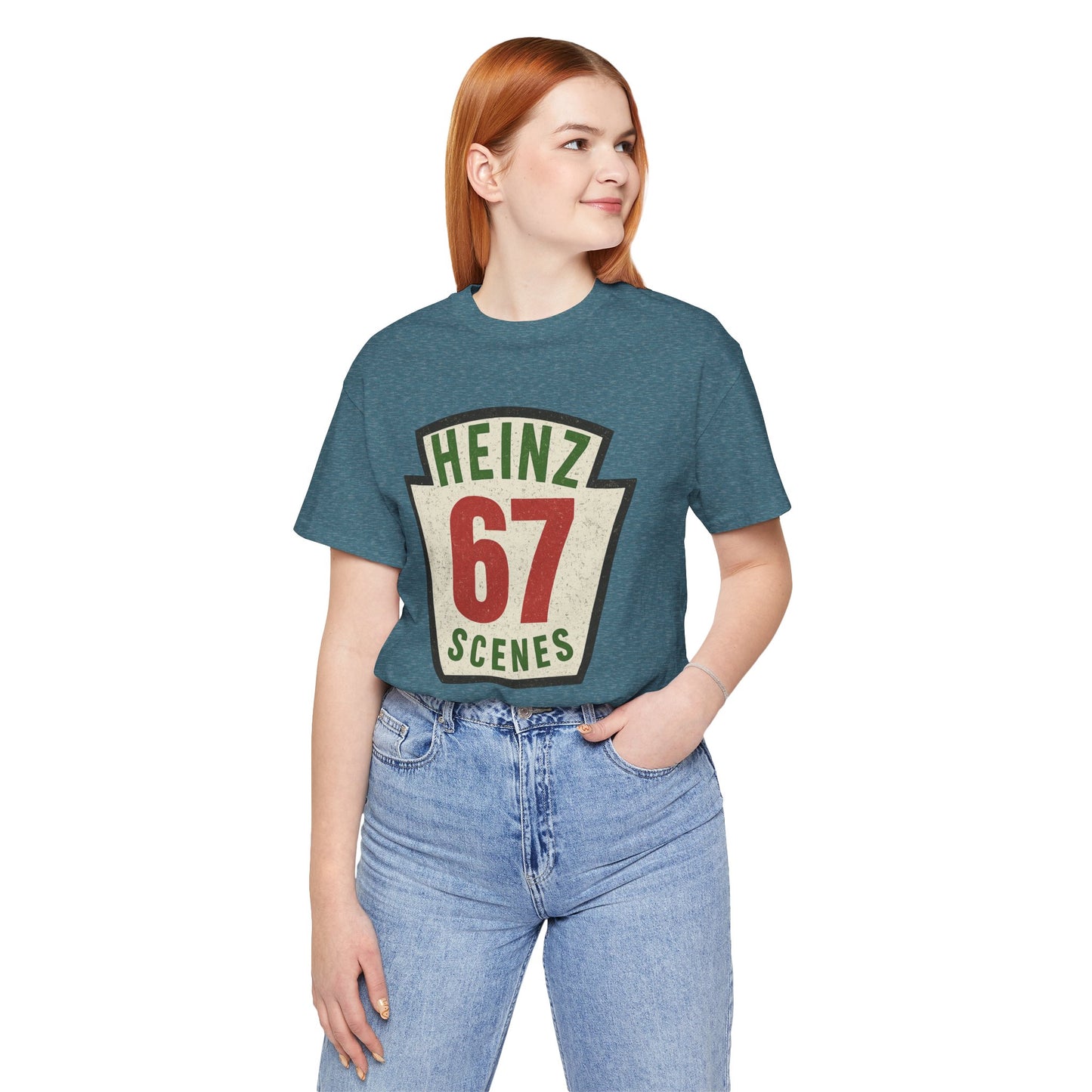 Retro Distressed Heinz 67 Scenes – Unisex Tee