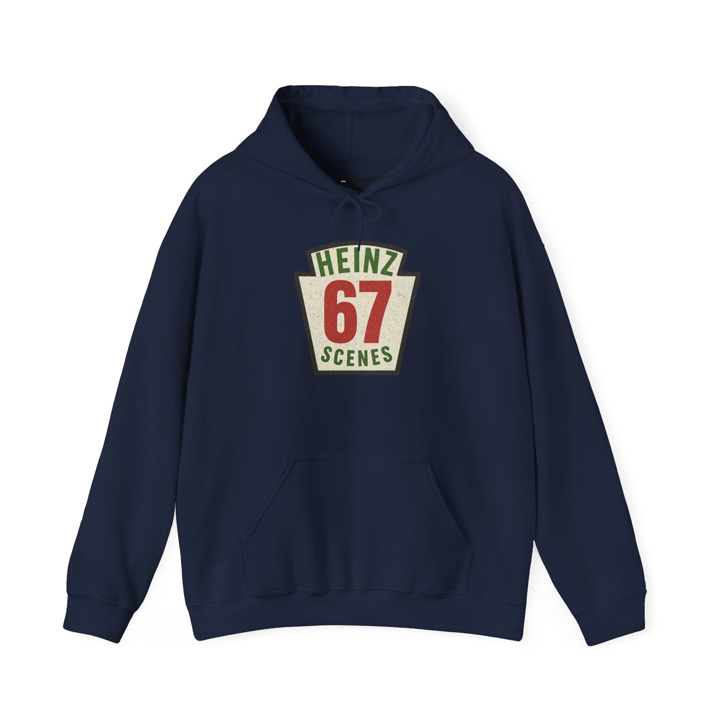 Retro Distressed Heinz 67 Scenes -- Unisex Hoodie