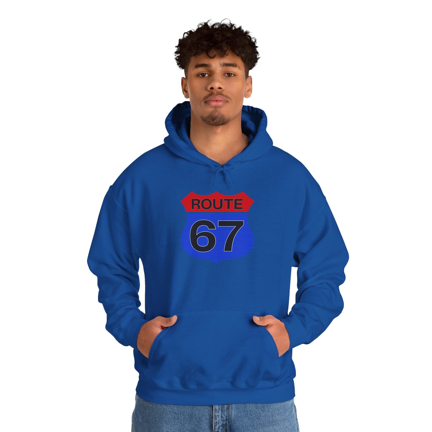 Route 67 Red & Blue Edition -- Unisex Hoodie