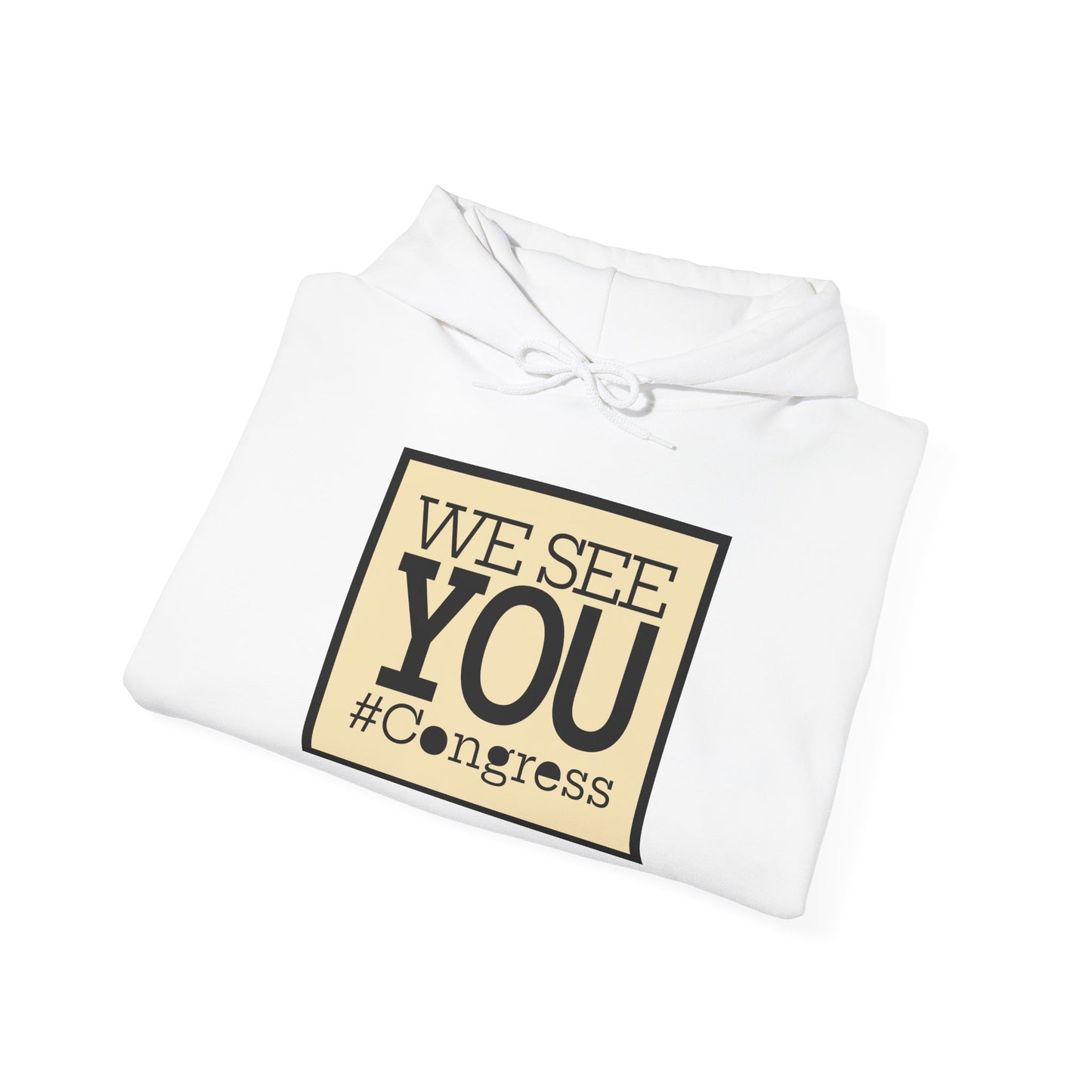"We See You, Congress" Hoodie — Political Statement Gear