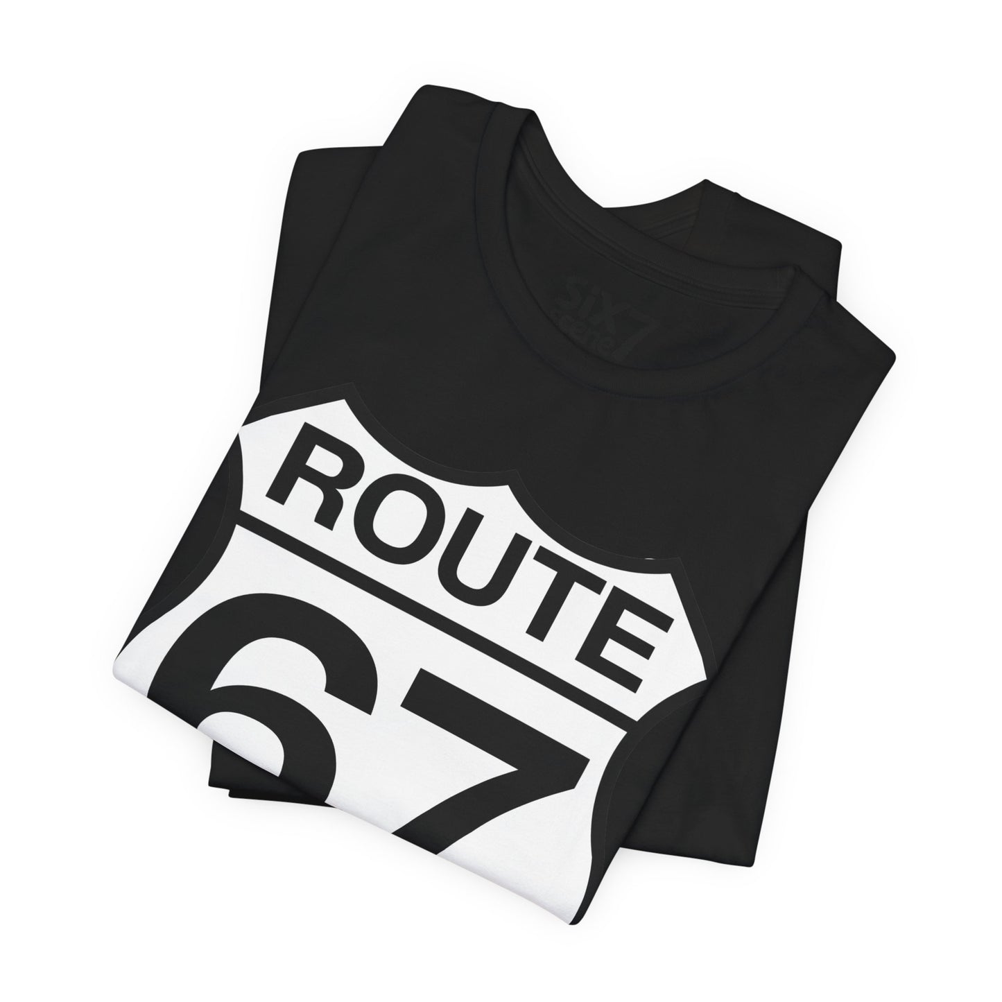 Classic Black & White Route 67 – Unisex Tee