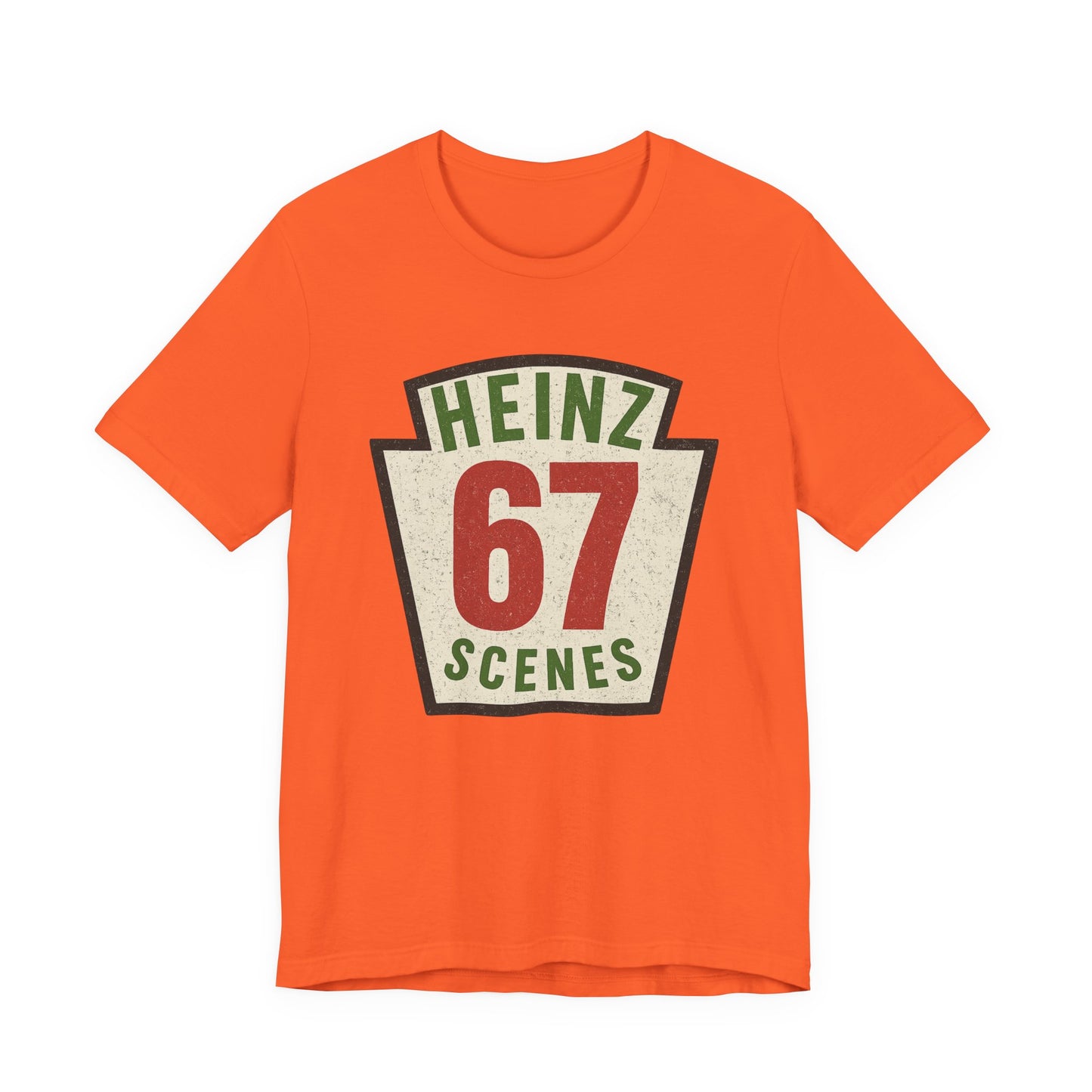 Retro Distressed Heinz 67 Scenes – Unisex Tee