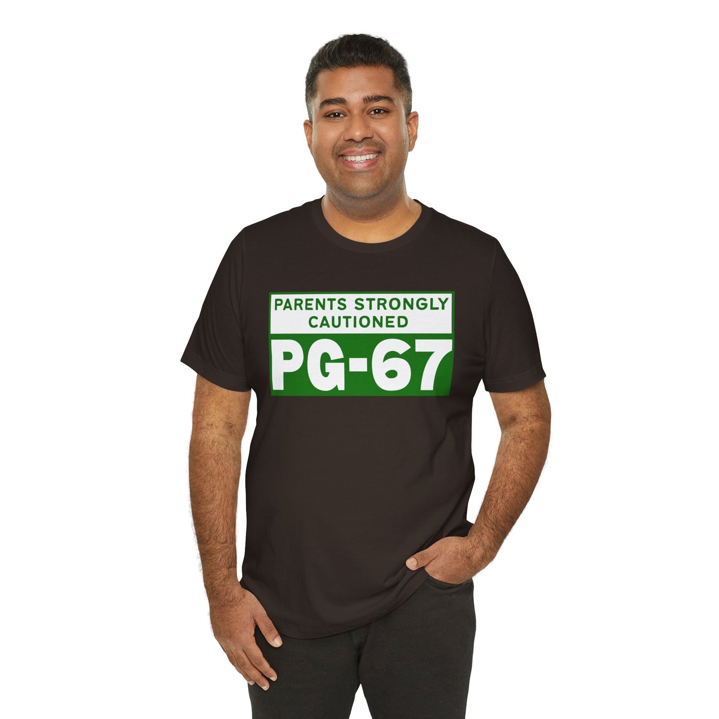 Parents Strongly Cautioned PG-67 – Unisex Tee
