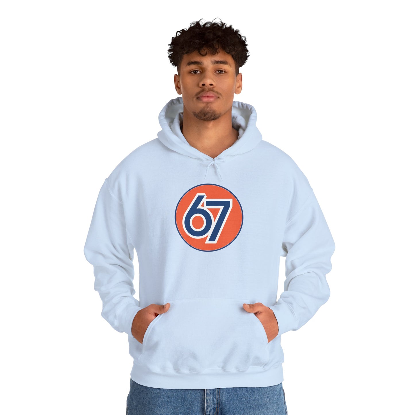 Retro 67 Vintage Circle Graphic -- Unisex Hoodie