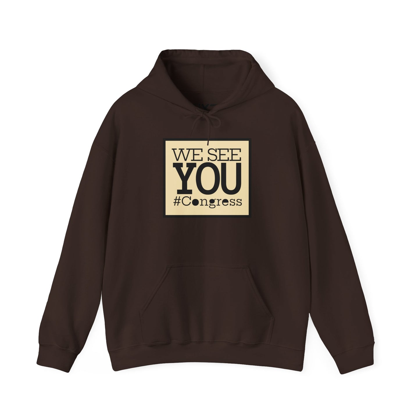 "We See You, Congress" Hoodie — Political Statement Gear