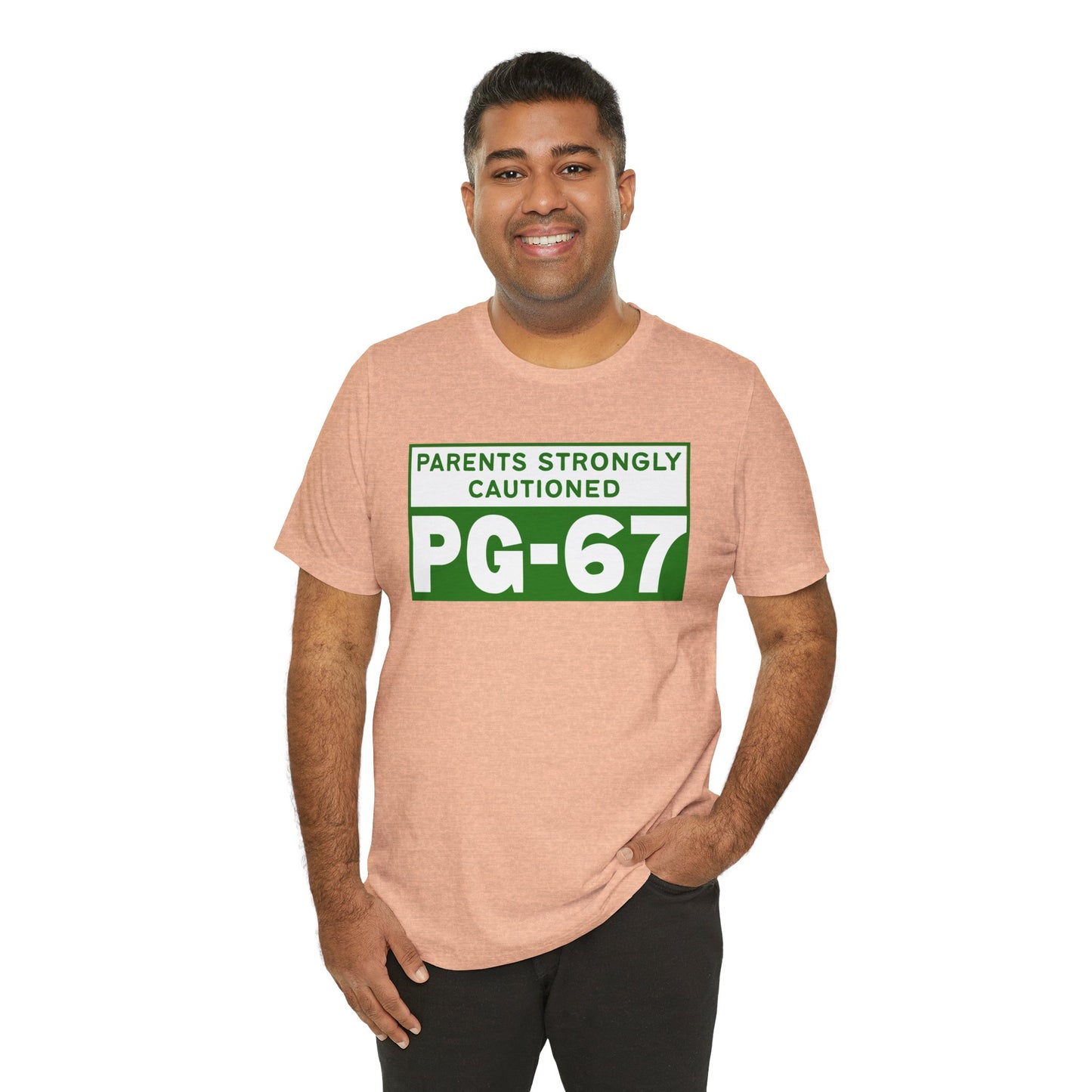 Parents Strongly Cautioned PG-67 – Unisex Tee