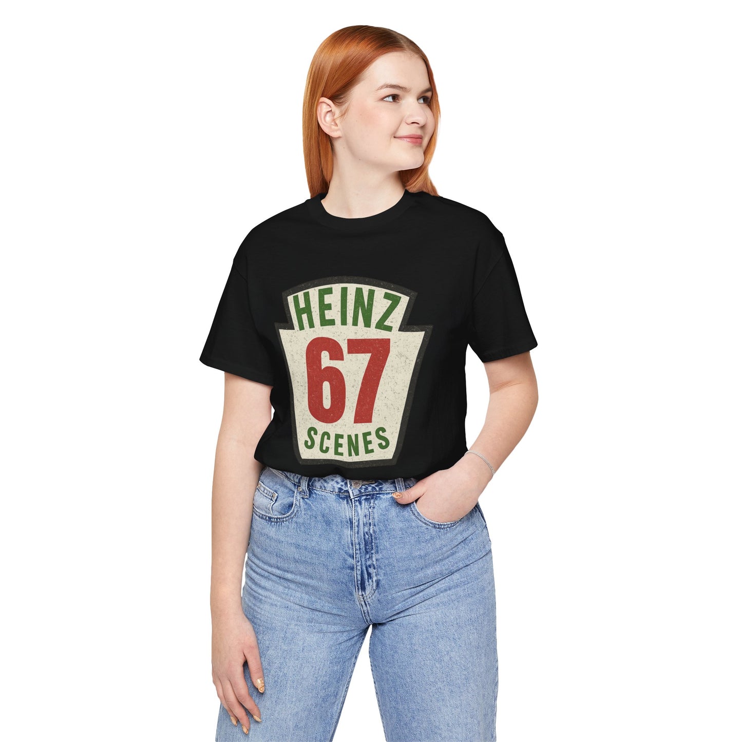 Retro Distressed Heinz 67 Scenes – Unisex Tee