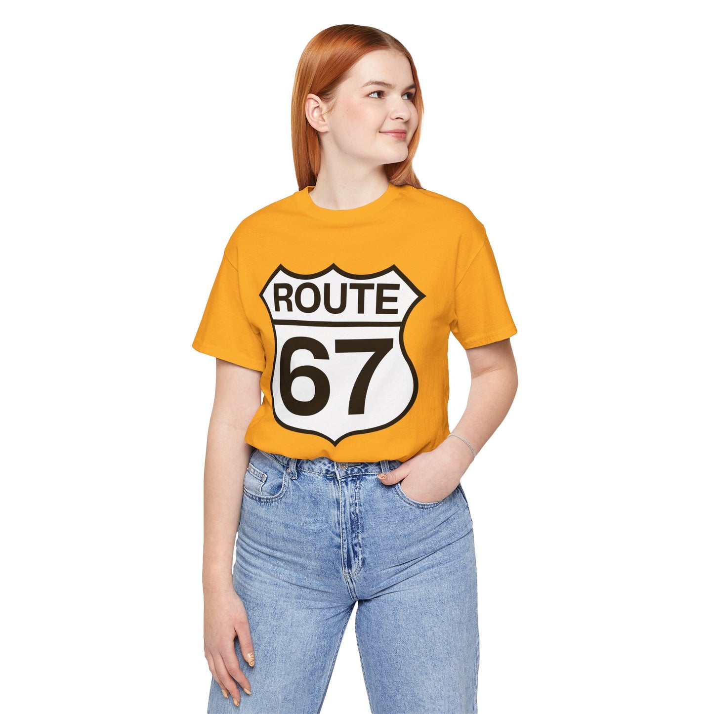 Classic Black & White Route 67 – Unisex Tee