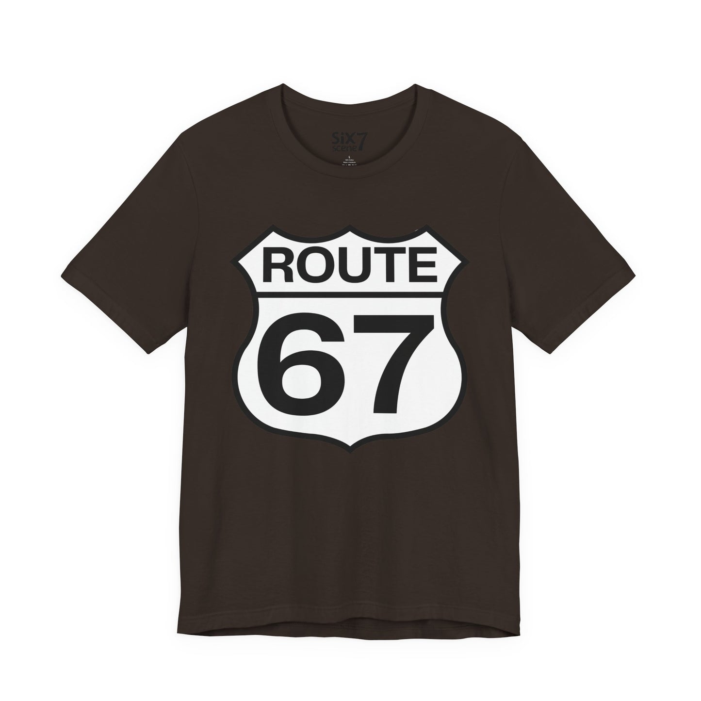 Classic Black & White Route 67 – Unisex Tee