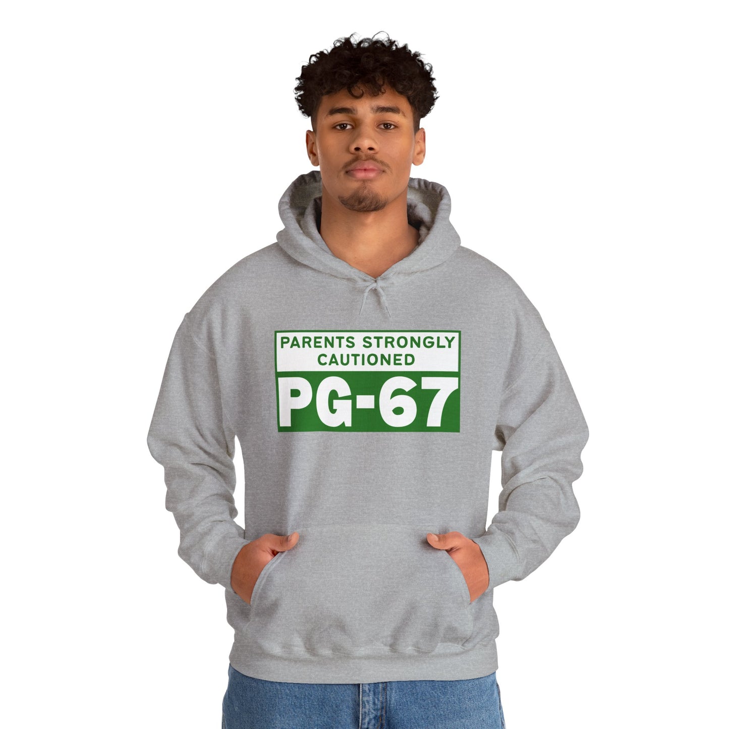 Parents Strongly Cautioned PG-67 -- Unisex Hoodie