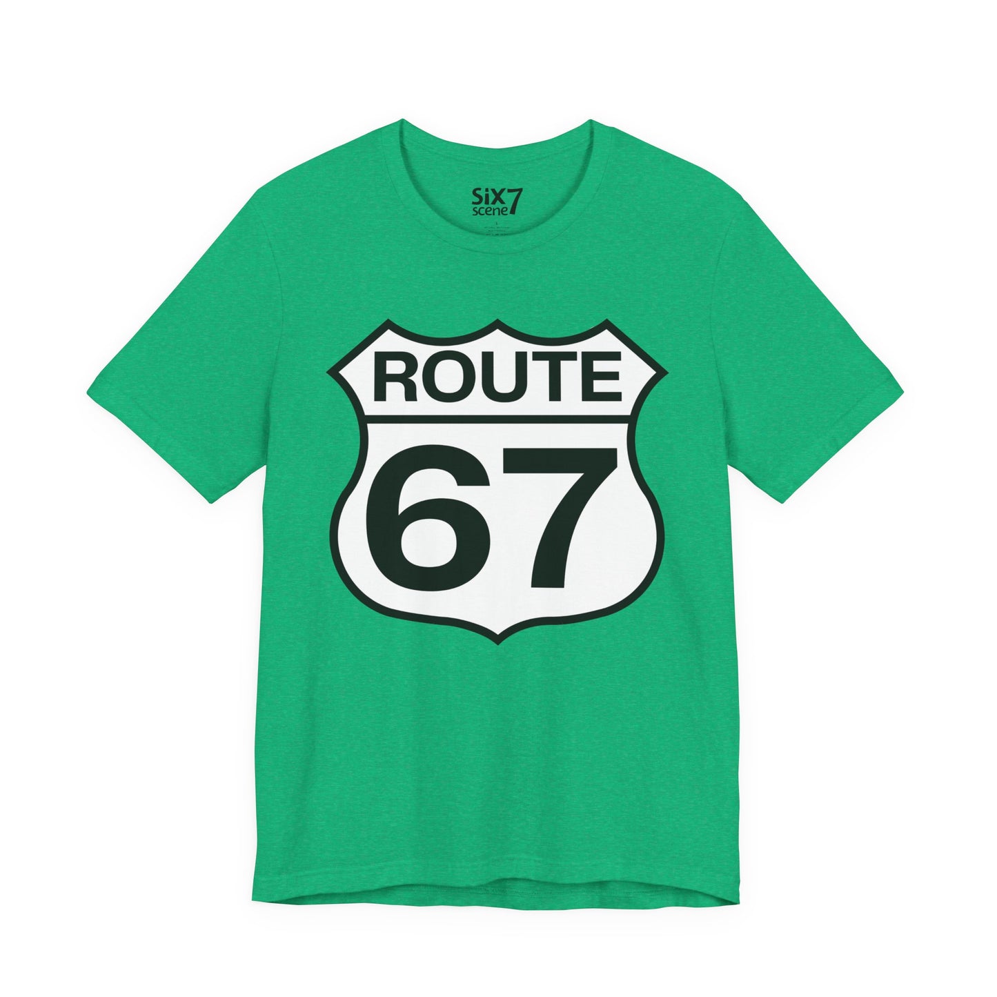 Classic Black & White Route 67 – Unisex Tee