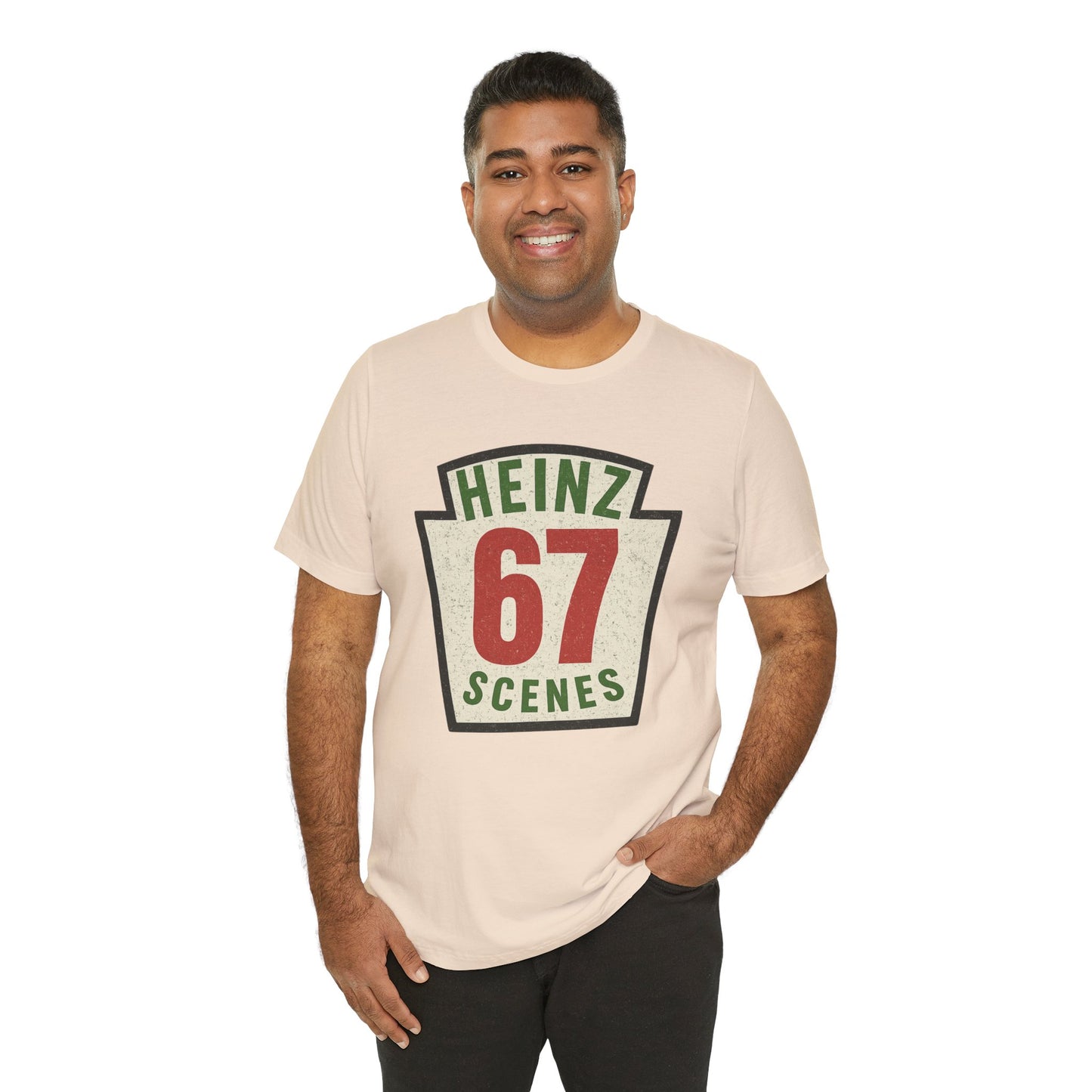 Retro Distressed Heinz 67 Scenes – Unisex Tee