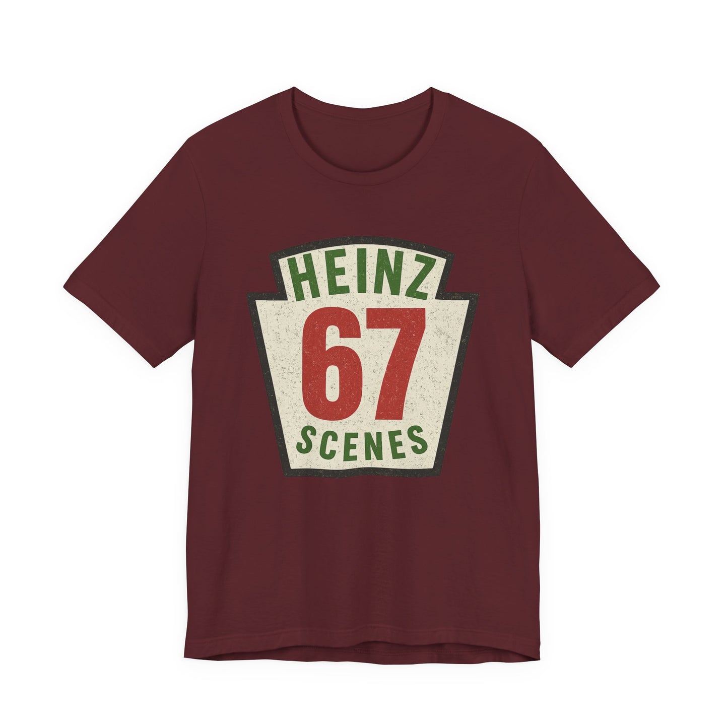 Retro Distressed Heinz 67 Scenes – Unisex Tee