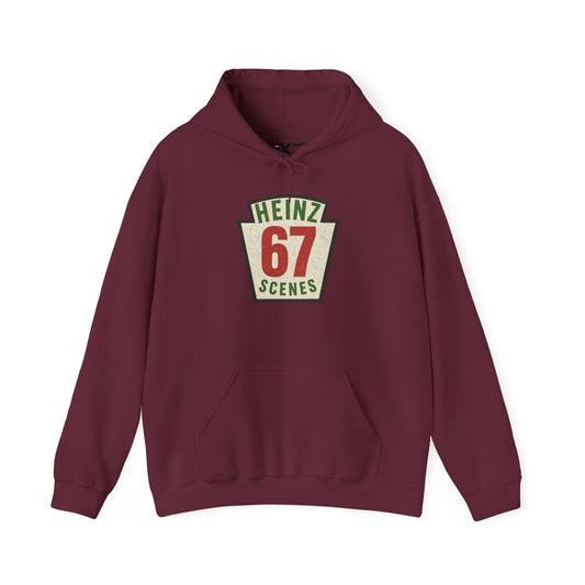 Retro Distressed Heinz 67 Scenes -- Unisex Hoodie