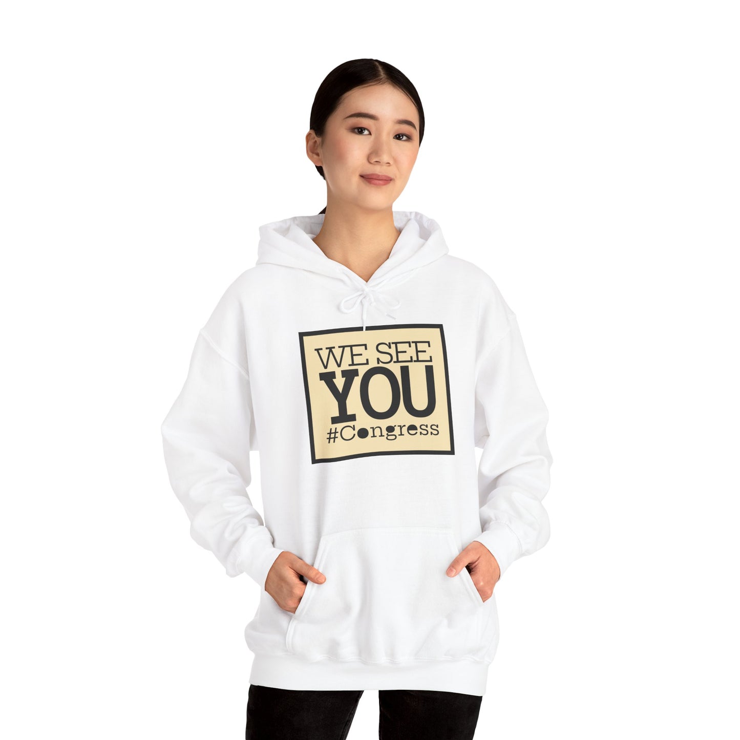 "We See You, Congress" Hoodie — Political Statement Gear
