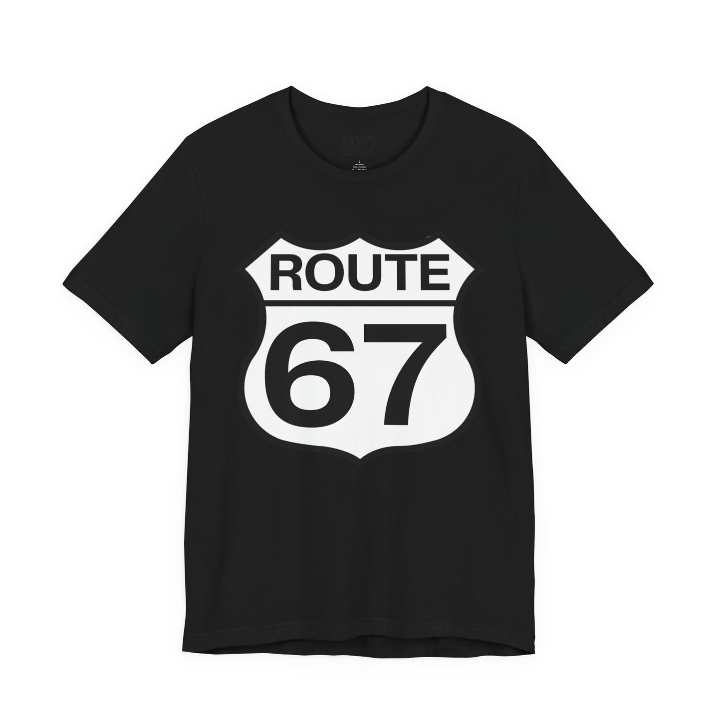 Classic Black & White Route 67 – Unisex Tee