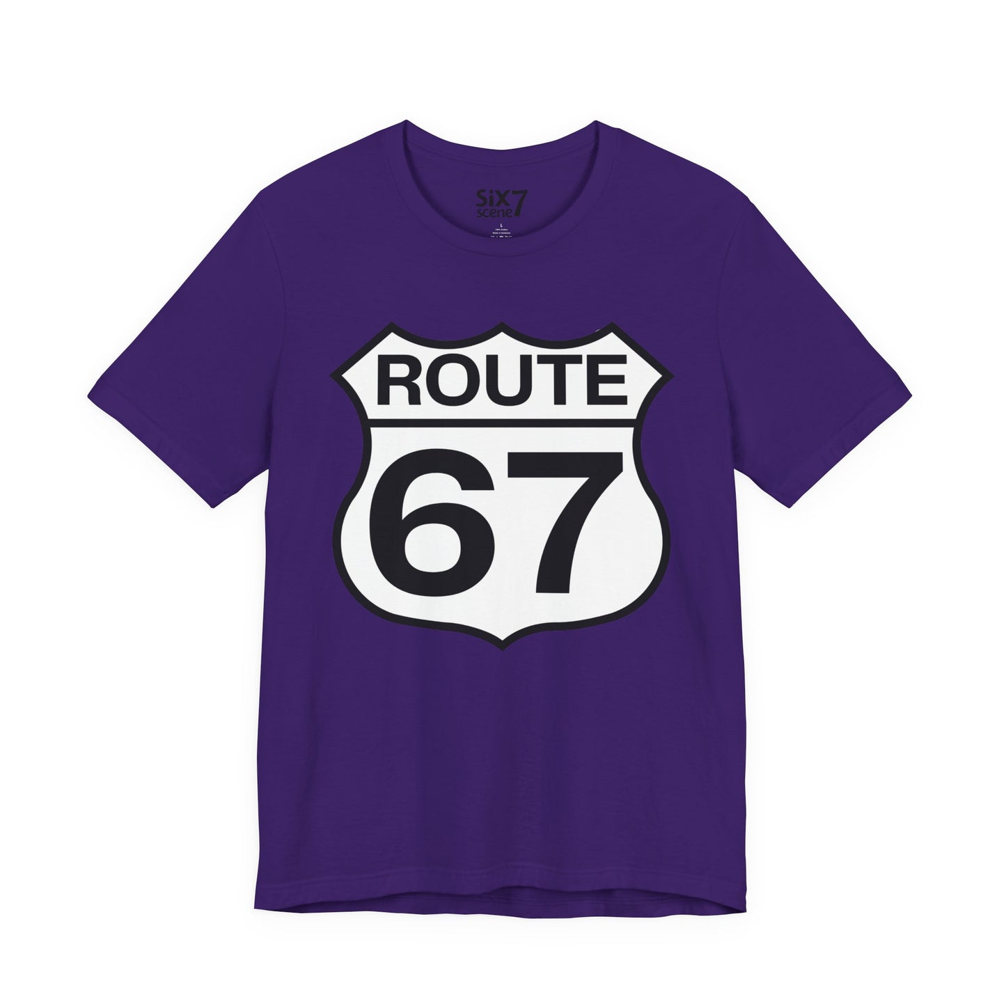 Classic Black & White Route 67 – Unisex Tee
