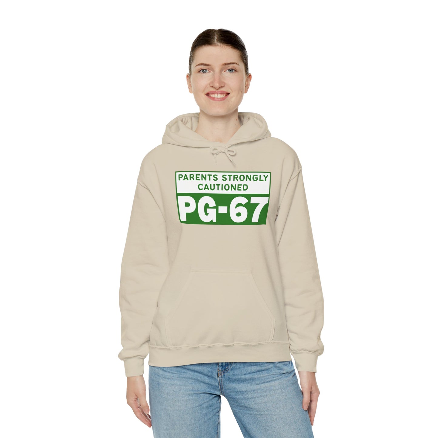 Parents Strongly Cautioned PG-67 -- Unisex Hoodie