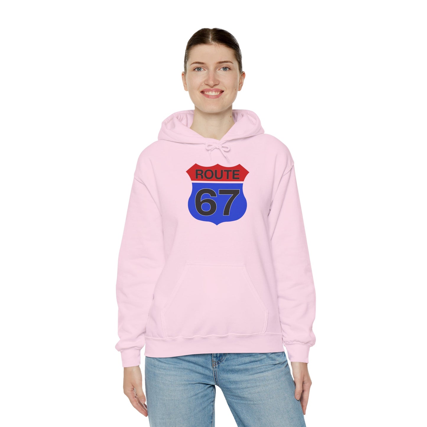Route 67 Red & Blue Edition -- Unisex Hoodie