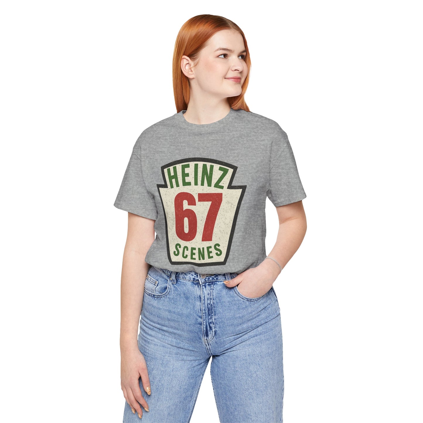 Retro Distressed Heinz 67 Scenes – Unisex Tee