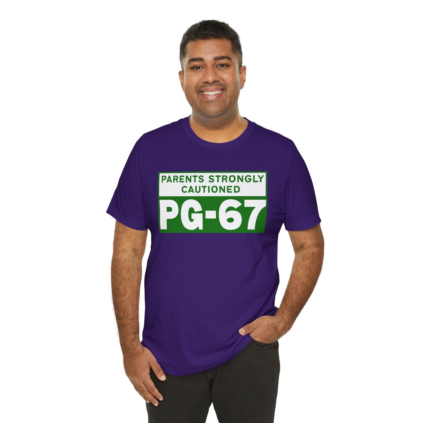 Parents Strongly Cautioned PG-67 – Unisex Tee