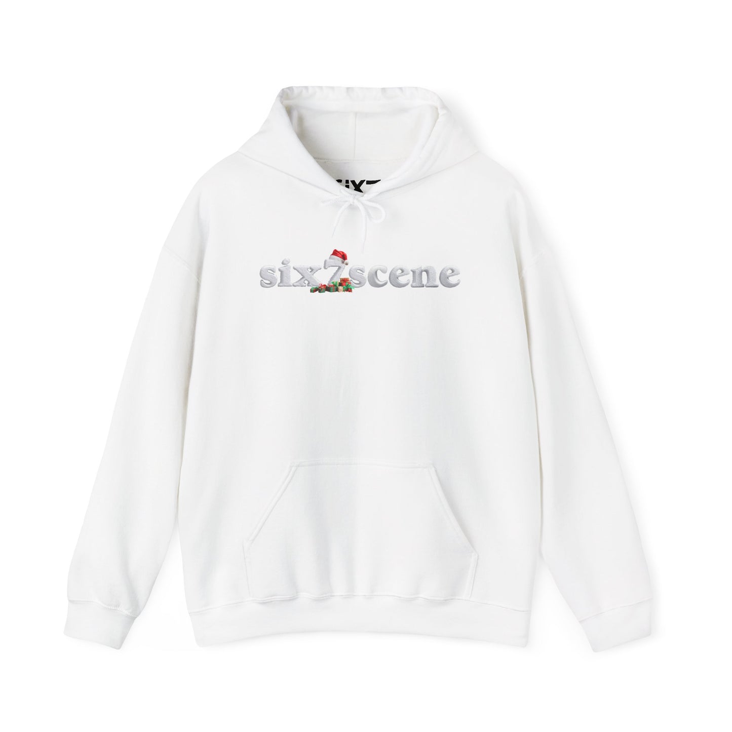 six7scene Snow Logo Santa Hat & Gifts Edition - Hoodie