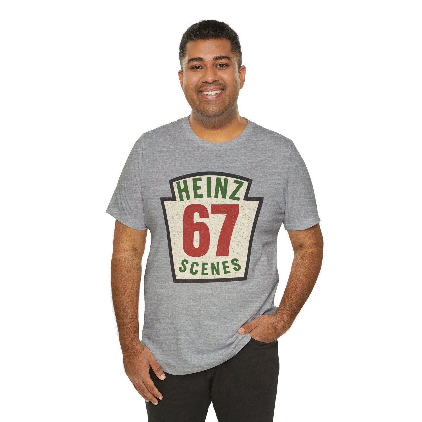 Retro Distressed Heinz 67 Scenes – Unisex Tee