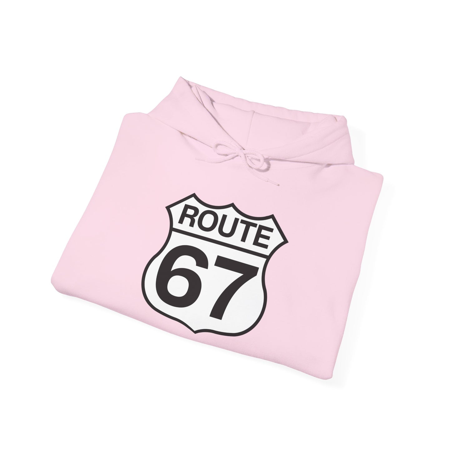 Classic Black & White Route 67 -- Unisex Hoodie