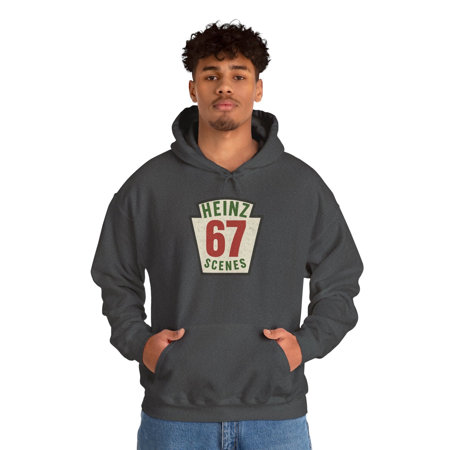 Retro Distressed Heinz 67 Scenes -- Unisex Hoodie