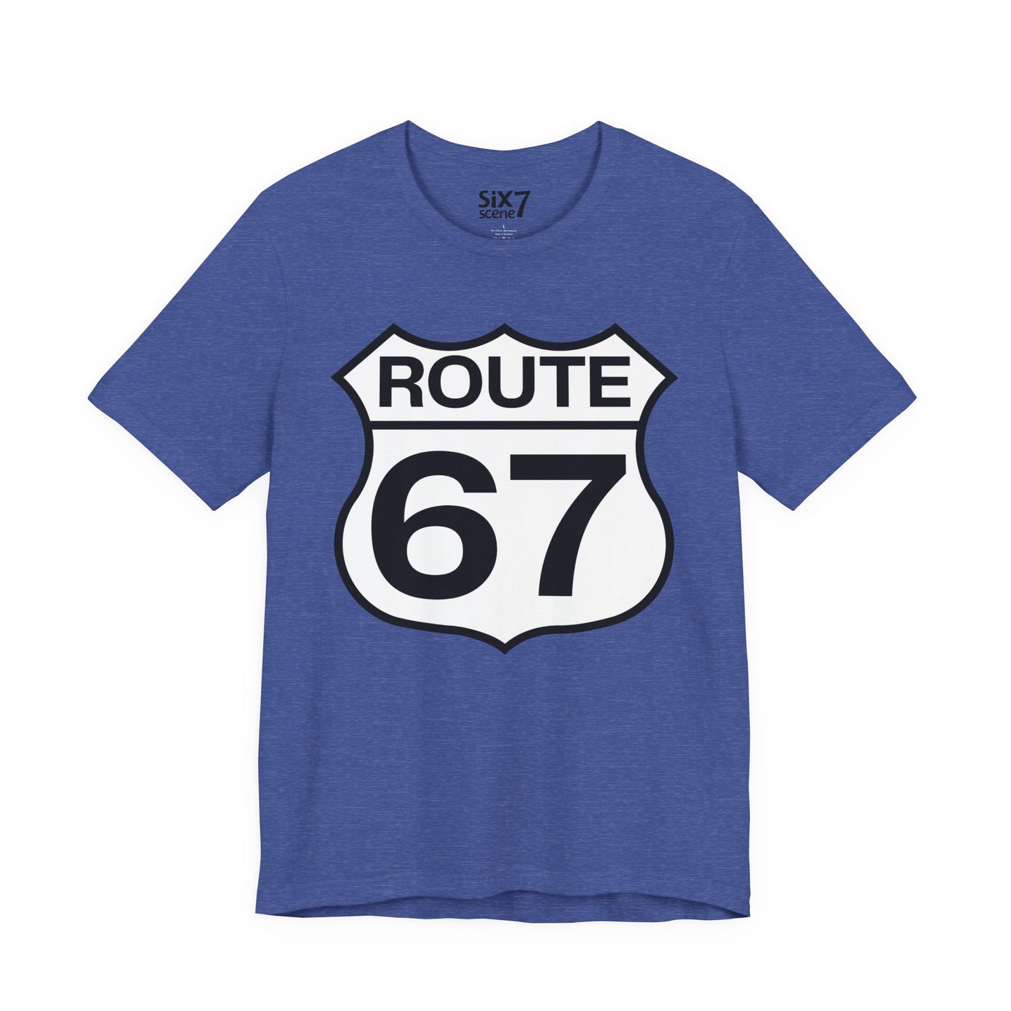 Classic Black & White Route 67 – Unisex Tee