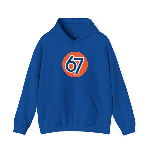 Retro 67 Vintage Circle Graphic -- Unisex Hoodie
