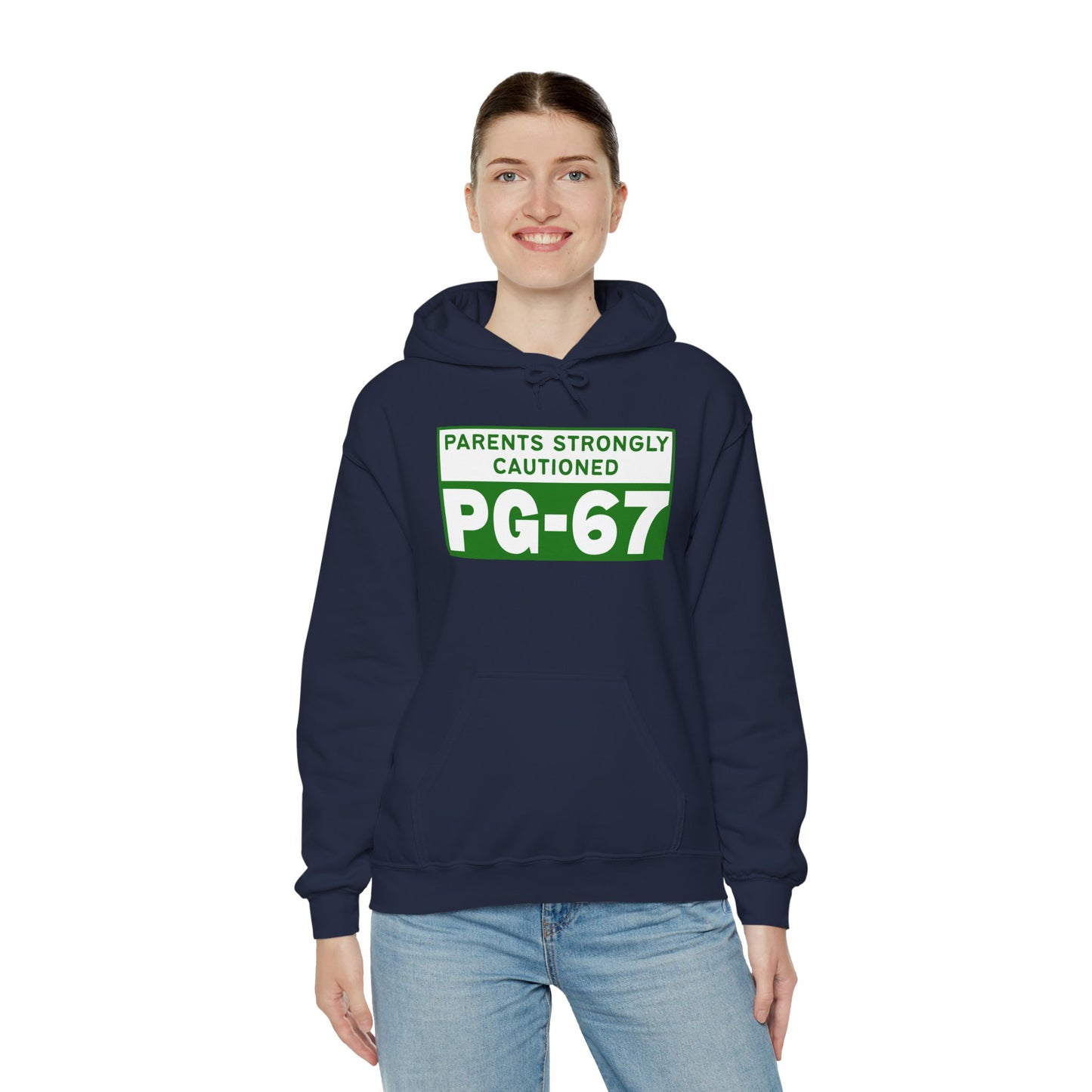 Parents Strongly Cautioned PG-67 -- Unisex Hoodie