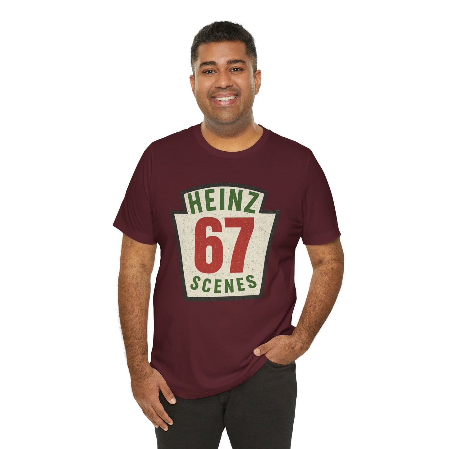 Retro Distressed Heinz 67 Scenes – Unisex Tee