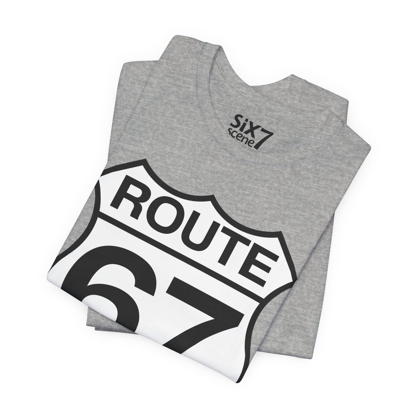 Classic Black & White Route 67 – Unisex Tee
