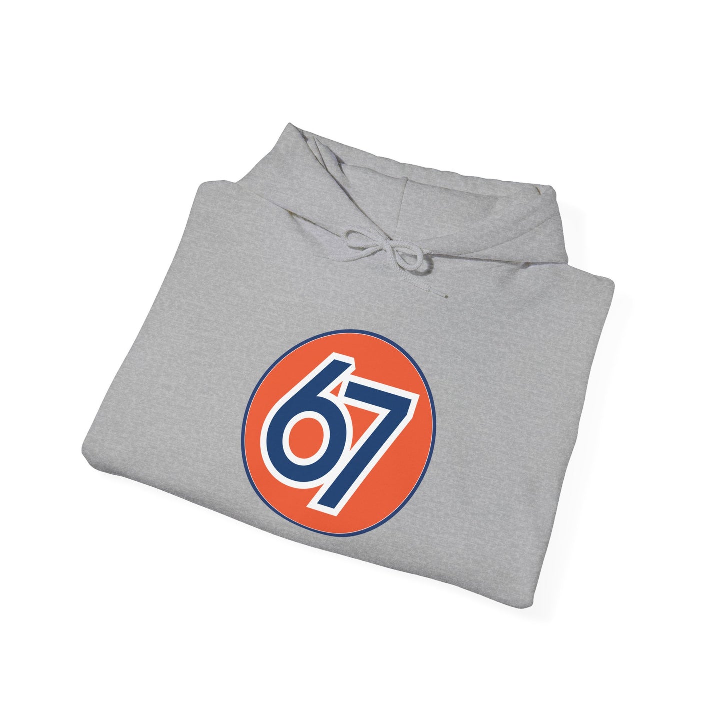 Retro 67 Vintage Circle Graphic -- Unisex Hoodie